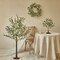 i Lighted Artificial Olive Garland 6FT 96 LED Fairy Lights Battery Operated (Olive)